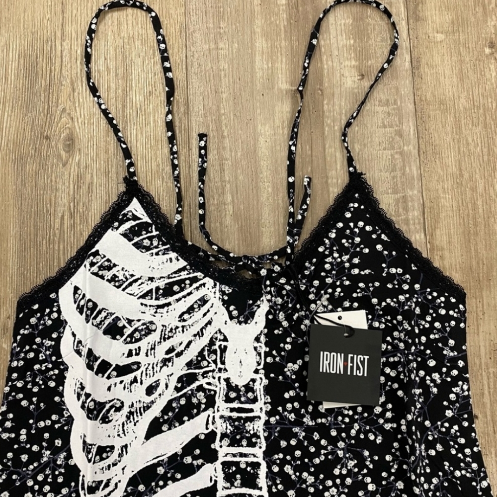 ☠ Iron Fist Death Breath Slip Dress ☠ - Picture 3 of 16